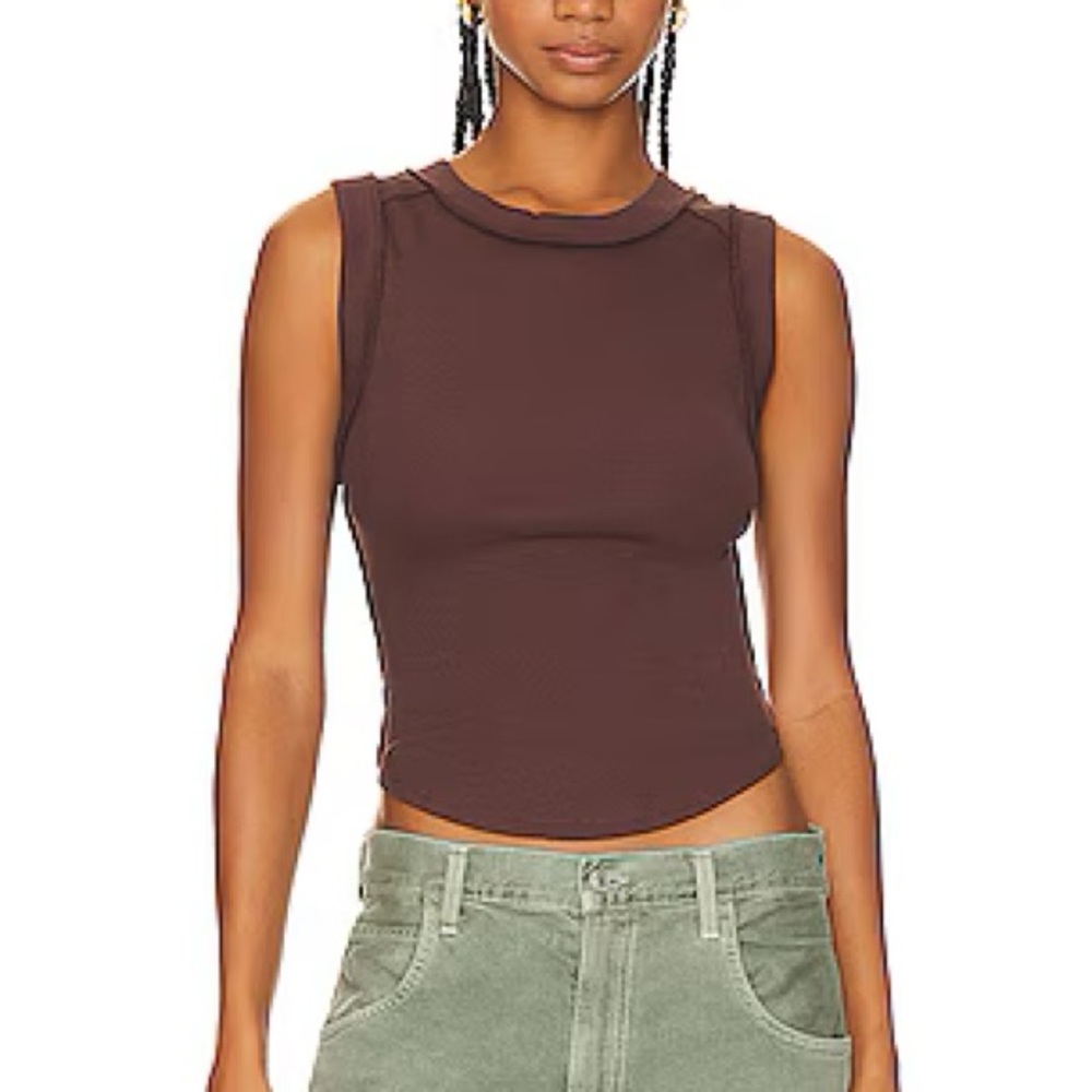 We The Free Chocolate Tank Top